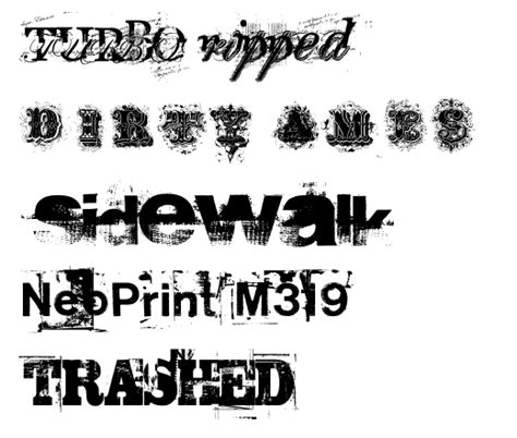 Download Free 5 Grunge Fonts ~ Old NewSpaper