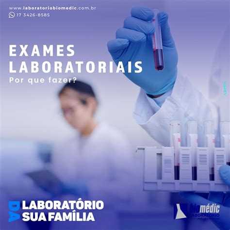 Laborat Rio Biom Dic Exames Laboratoriais