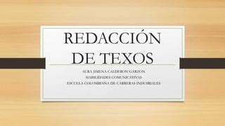 redacción de textos PPT