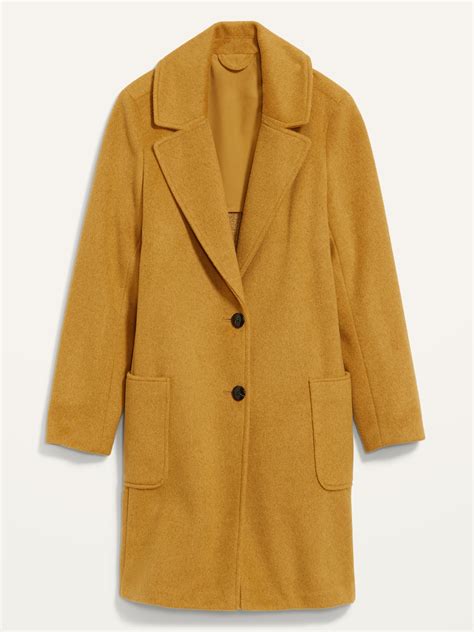 Oversized Soft Brushed Overcoat For Women Old Navy