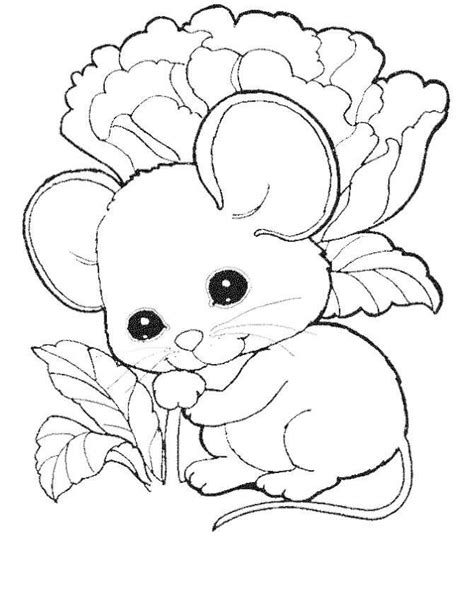 Rato Fofo Para Colorir Imprimir E Desenhar Colorir Me