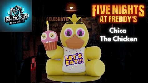 Chica the Chicken Plushie Five Nights at Freddy's STL File - Etsy