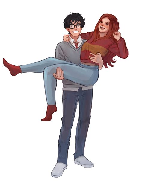 My drawing of Hinny:) : r/harrypotter