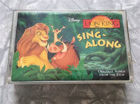 1994 The Lion King Sing Along Cassette Tape Walt Disney Etsy Walt Disney Records Disney