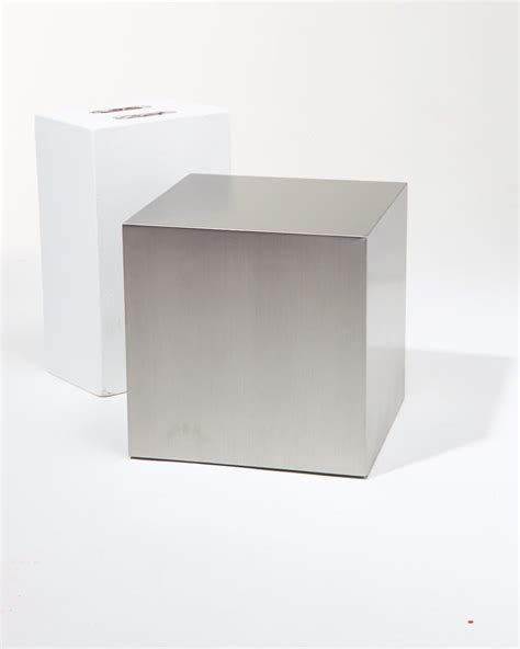 Tb057 16 Stainless Steel Cube Prop Rental Acme Brooklyn