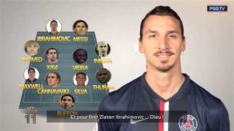 Ibrahimovic Se Define Como Dios Y Elige Al Genio Messi En Su Once