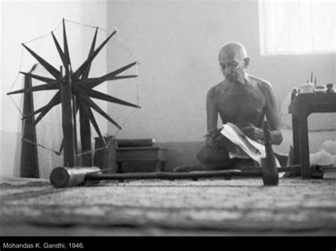 Mahatma Gandhi By Photographers Margaret Bourke White And Henri Cartier