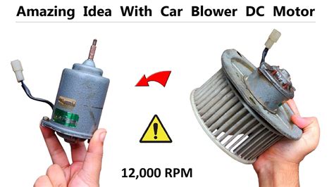 Do Not Throw Away Your Car Blower Motor 12V 22 DC Motor Salvage