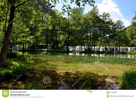 Plivsko lake stock photo. Image of beautiful, forest - 67427308