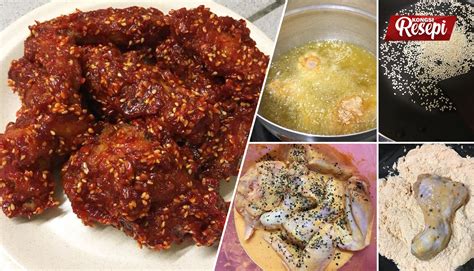 Resepi Spicy Korean Chicken Yang Sedap Dan Lembut Penggemar Makanan