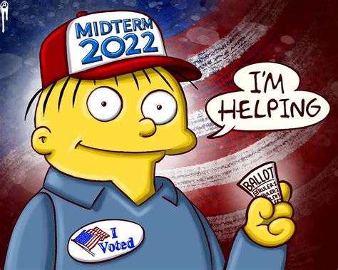 Reimagining Of The Ralph Wiggum Meme For The Us Midterms Today 😊 R