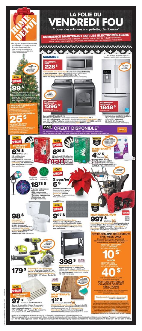 Home Depot Canada Flyers