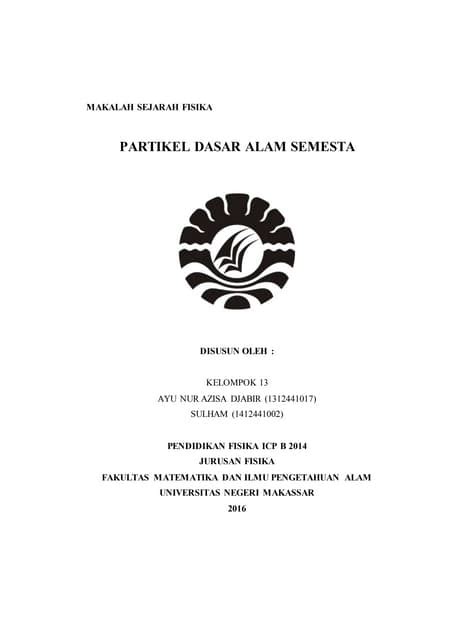 Makalah Sejarah Fisika Pdf
