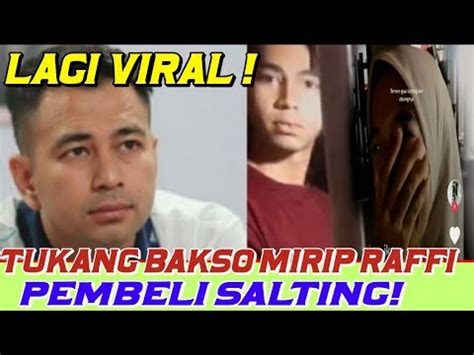 Viral Tukang Bakso Mirip Raffi Ahmad Pembelinya Sampai Salting