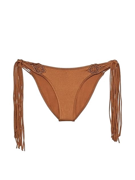 Buy Vs Archives Swim Macrame Fringe Cheeky Bikini Bottom Order Bikini