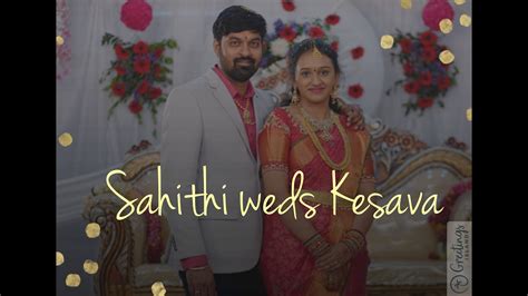 Sahithi Weds Kesava Youtube