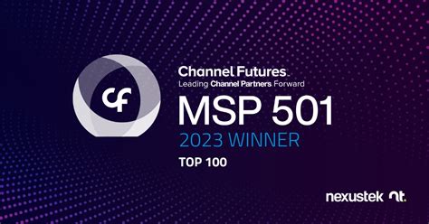 Nexustek Ranked In Top 100 On Channel Futures 2023 Msp 501—tech