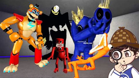 Blue Exe Orange Y La Sombra Maligna Rainbow Friends Morphs Roblox