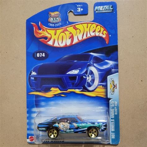 Jual HOT WHEELS OLDS 442 HOT WHEELS ANIME BLUE Shopee Indonesia