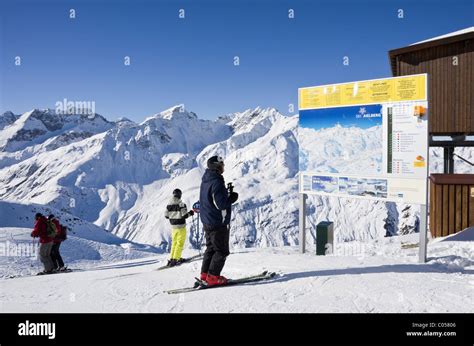 St Anton Am Arlberg Tyrol Austria Skiers Reading Ski Area Piste Map