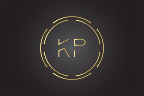 Letter Kp Logo Design Vector Template Graphic By Rana Hamid Creative