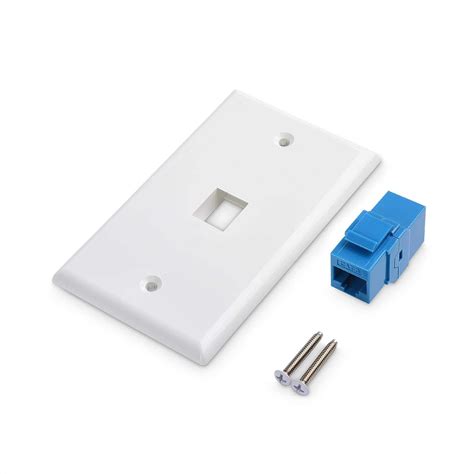 Cable Matters 2 Pack Ethernet Wall Plate Cat6 Wall Plate Cat5