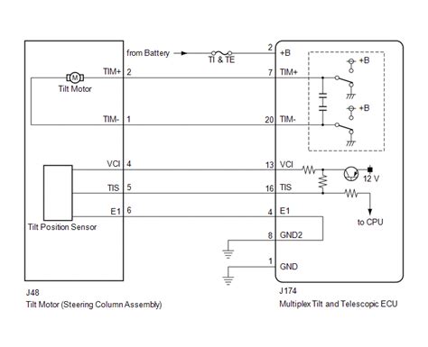 Toyota Tundra Service Manual Tilt Position Sensor Or Tilt Motor