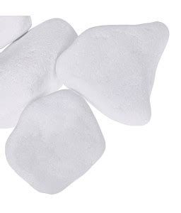 Extra White Thassos Pebbles Mm Biovita