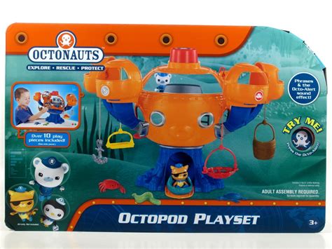 Fisher Price Octonauts Octopod Playset With Kwazii Barnacles Figures