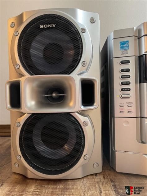 Sony Hcd Gx470 Speaker System Compact Hi Fi Stereo System Am Fm 3 Cd