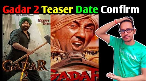 Gadar Teaser Gadar Teaser Release Date And Time Gadar Sunny