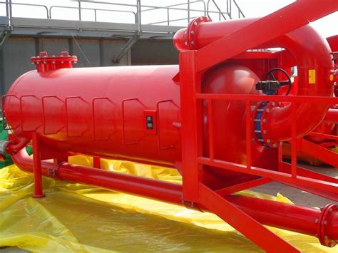 Drilling Mud Gas Liquid Solid Separator Ss304 Q345 Body Material