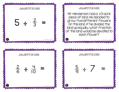 Fractions For Th Graders