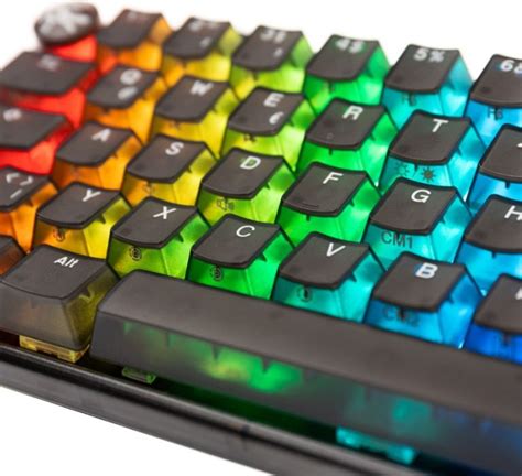 Ducky One Aura Black Sf Pbt Leds Rgb Mx Rgb Red Hot Swap Usb Uk