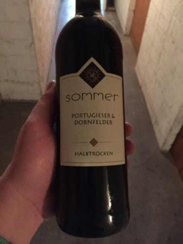 Sommer Halbtrocken Portugieser Dornfelder Vivino Us