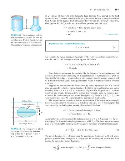 Work And Fluid Forces