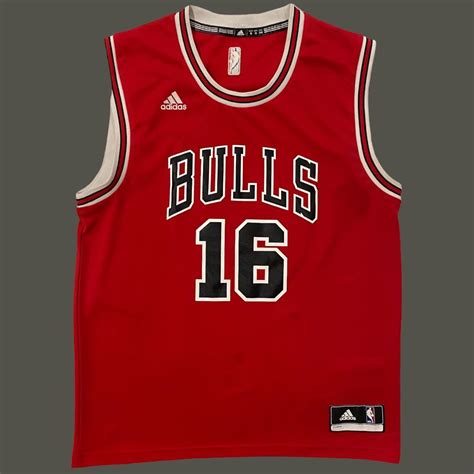 Chicago Bulls Jersey Red Paul Gasol home vest.... - Depop