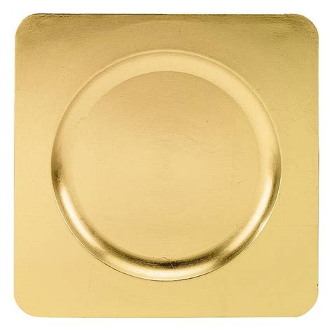 Tabletop Classics Trg Gold Square Acrylic Charger Plate