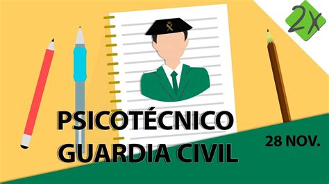 Psicotécnico Guardia Civil explicado YouTube