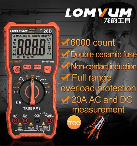 Lomvum Digital Counts Measurement Multimeter Products From