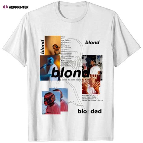 Frank Ocean Blond T Shirt Frank Ocean Tee Blond Album Cover Unisex T