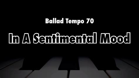 In A Sentimental Mood Backing Track [50 Jazz Standards Every Jazz