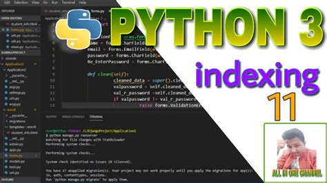 String Indexing In Python 3 String Slicing In Python 3 Youtube