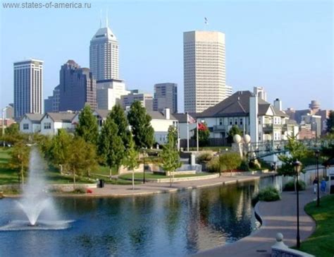 Город Индианаполис (Indianapolis), Индиана, США.