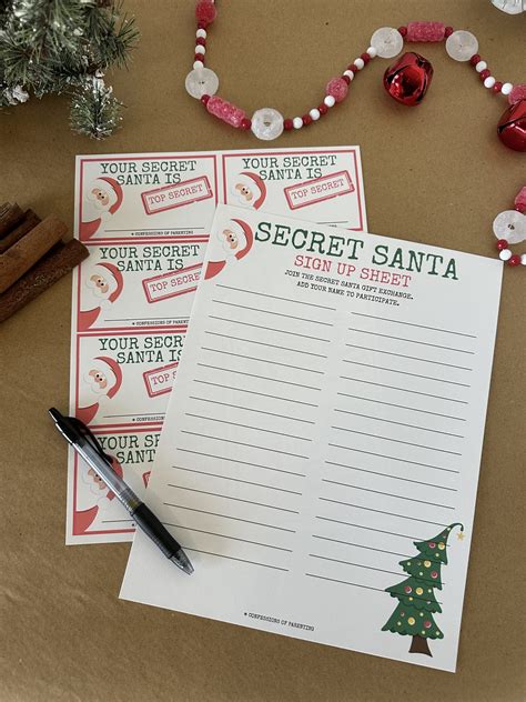 How To Play Secret Santa Secret Santa Kit