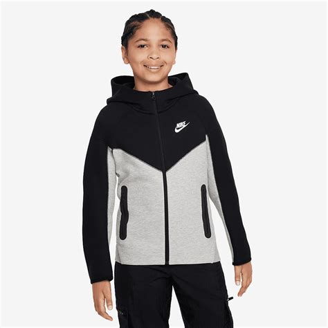 Nike Sportswear Older Kids Tech Fleece Full Zip Hoodie 8 15y Dark