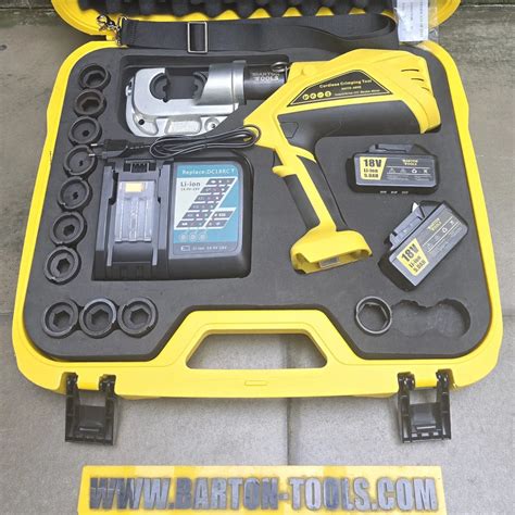 Heavy Duty Battery Powered Hydraulic Crimping Tool Crimper Tang