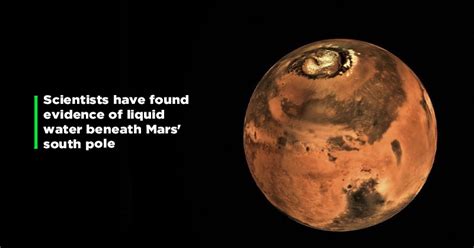 Fresh Evidence Points To The Existence Of Liquid Water On Mars