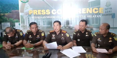 Mantan Kadin Pertanian Oku Selatan Resmi Ditetapkan Sebagai Tersangka