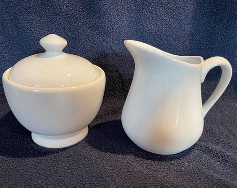 Vintage Cordon Bleu Cream And Sugar Etsy